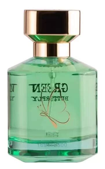 byron perfume green butterfly.